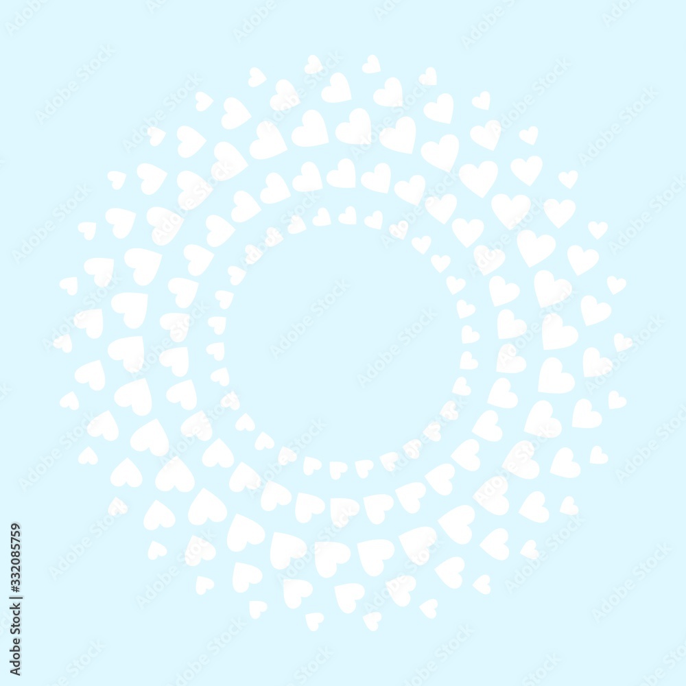 Circular heart shaped mother's day, valentine's day card with blank area for your text. Love related items. Home decoration printable. Design element, invitation, celebration related printable card Circular heart shaped mother's day, valentine's day card with blank area for your text. Love related items. Home decoration printable. Design element, invitation, celebration related printable card