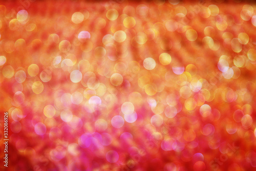 Colorful vibrant background wallpaper with orange bokeh