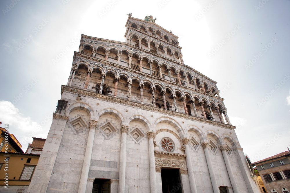 Exterior view of the church of San Michele in Foro