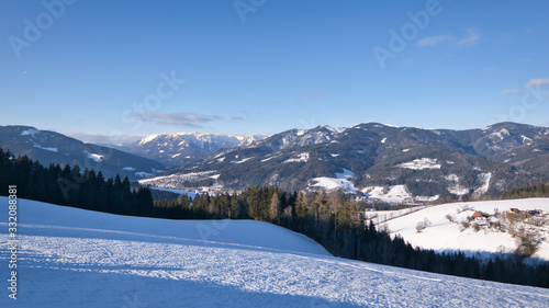 landschaft, schnee, winter, berg, berg, himmel, erkältung, natur