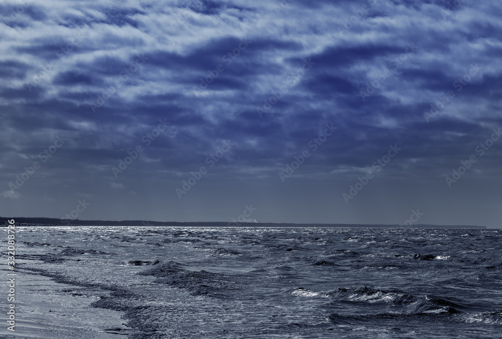 Baltic sea coast in spring time. Baltic sea coast in spring time.