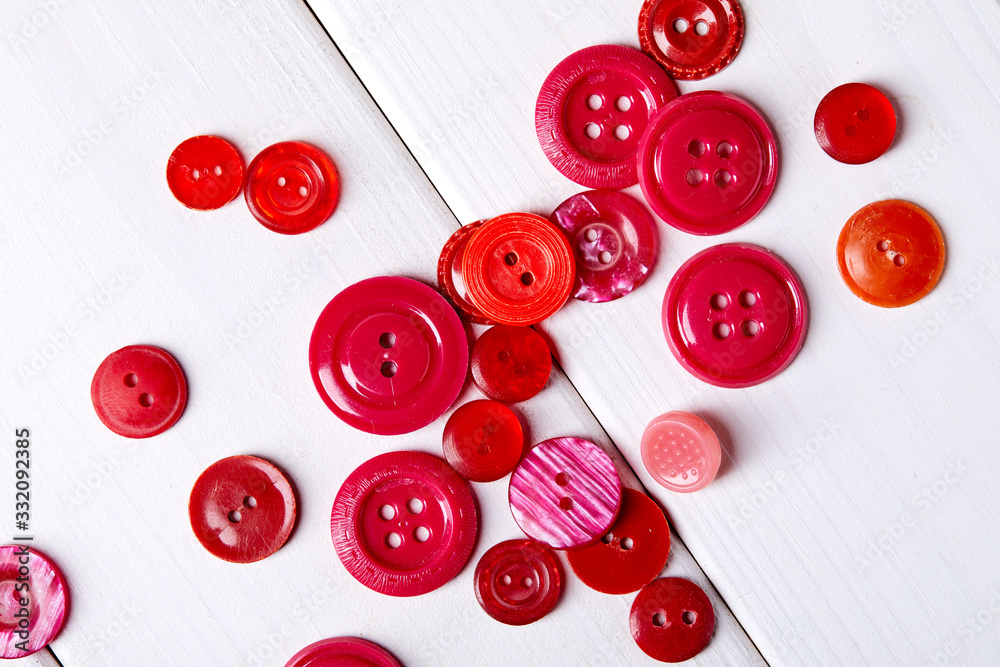 Background and texture of multicolored antique buttons Background and texture of multicolored antique buttons