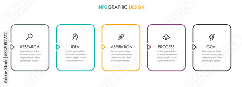 Vector infographic template