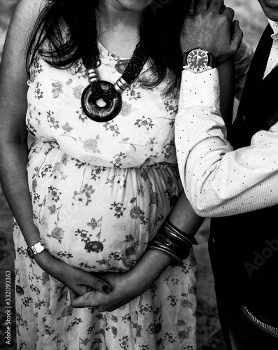 Photography Maternity shoot pose for welcoming new born baby in Lodhi Road in Delhi India, M