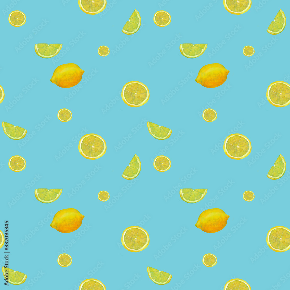 seamless pattern with lemons seamless pattern with lemons