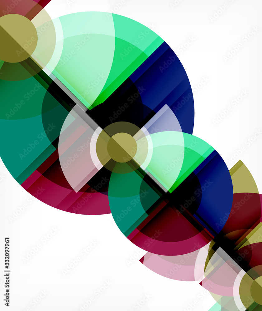 Abstract background, circle and triangle design round shapes overlapping. Geometric trendy template. Vector Illustration For Wallpaper, Banner, Background, Card, Book Illustration, landing page Abstract background, circle and triangle design round shapes overlapping. Geometric trendy template. Vector Illustration For Wallpaper, Banner, Background, Card, Book Illustration, landing page