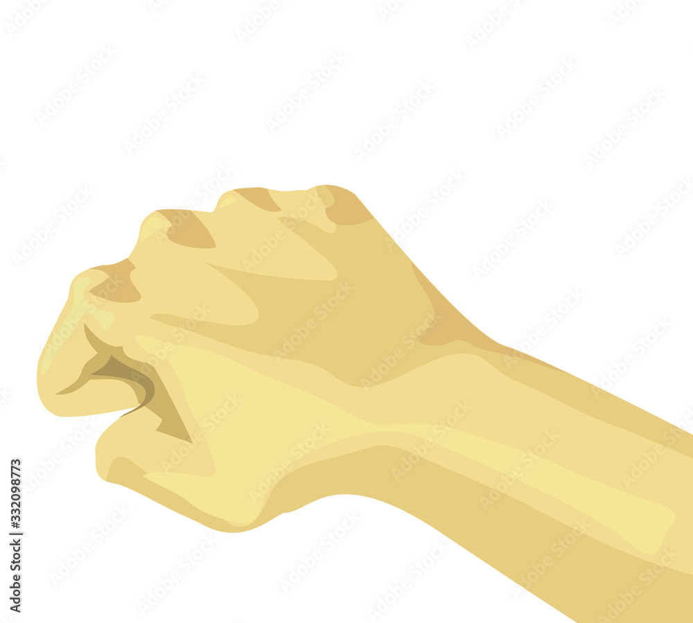 hand wrist symbol isolated on white background hand wrist symbol isolated on white background