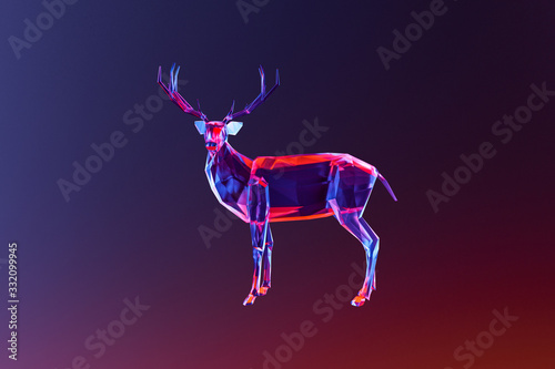 Colorful Deer design