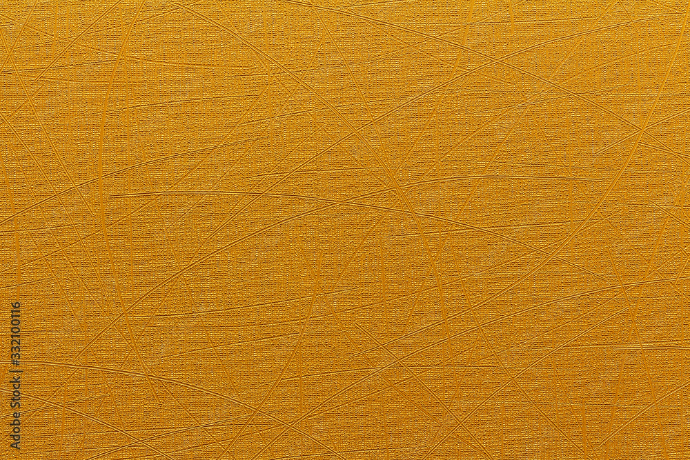Fototapeta premium Yellow plaster texture on the wall