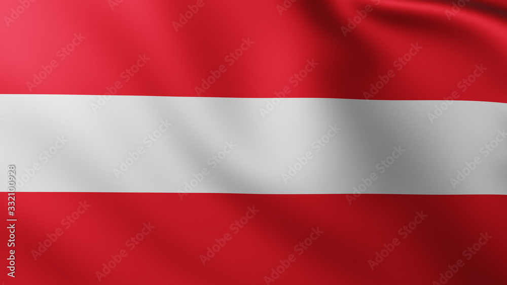 Large Flag of Austria fullscreen background in the wind Large Flag of Austria fullscreen background in the wind