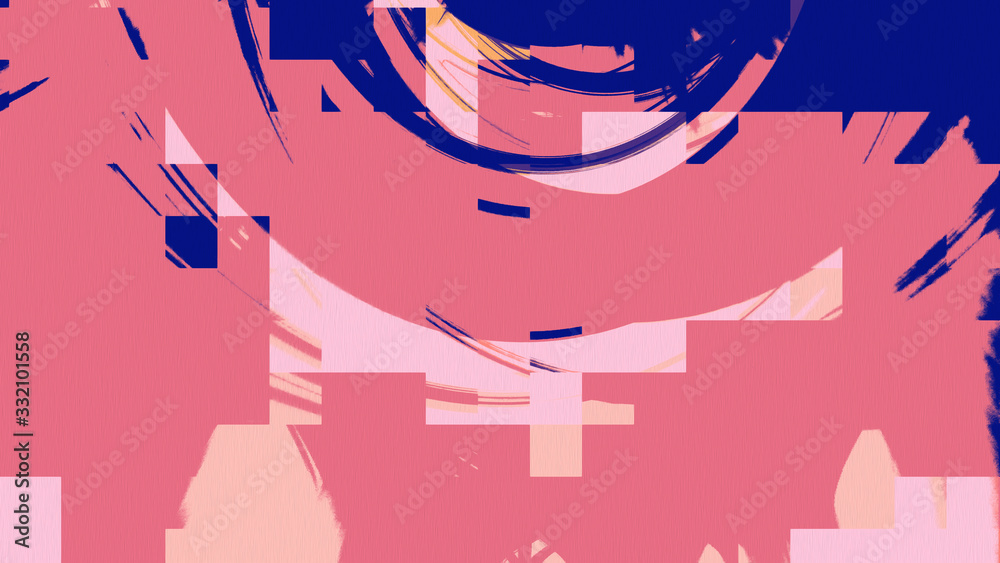 Fototapeta premium Cool multicoloured digital abstract background image that looks like a piece of modern and contemporary art