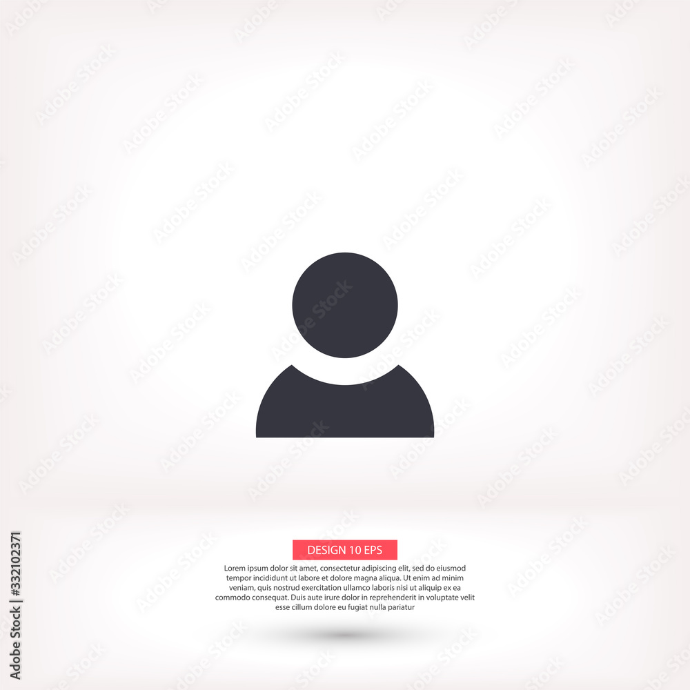 People vector icon , lorem ipsum Flat design People vector icon , lorem ipsum Flat design