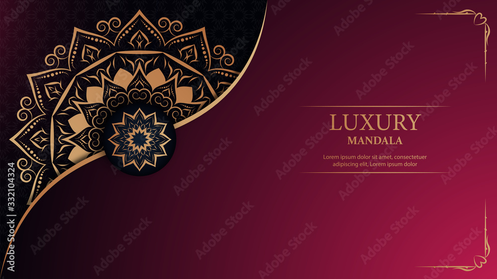 Luxury mandala arabesque ornamental background Luxury mandala arabesque ornamental background