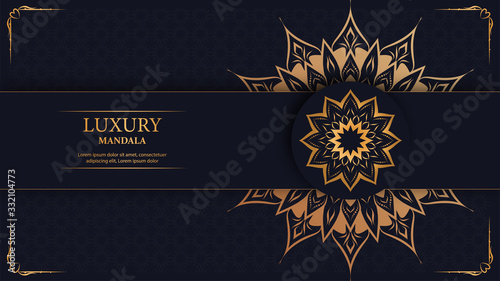 Luxury mandala arabesque ornamental background