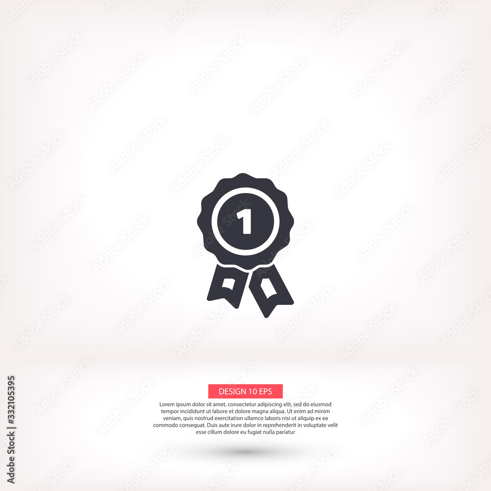 Award icon vector icon , lorem ipsum Flat design Award icon vector icon , lorem ipsum Flat design