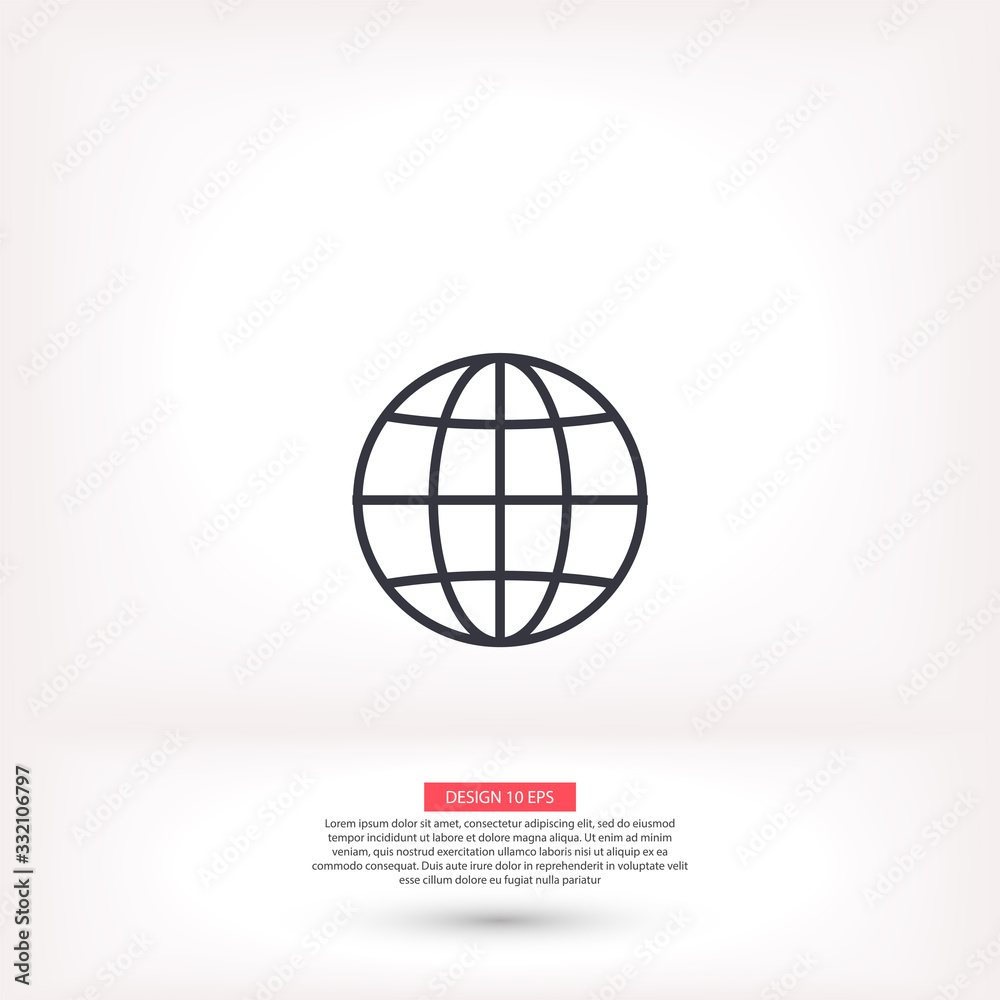 World Vector icon design 10 eps illustration World Vector icon design 10 eps illustration