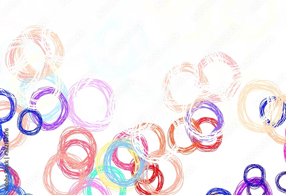 Light Blue, Yellow vector texture with disks. Light Blue, Yellow vector texture with disks.
