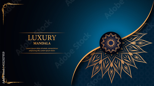 Luxury mandala arabesque ornamental background