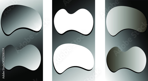 Vector illustration, abstract backgrounds for social networks and stories.