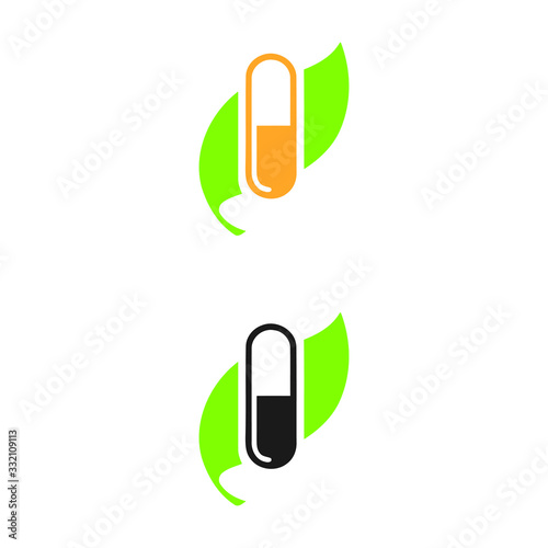 Herbal medicine icons