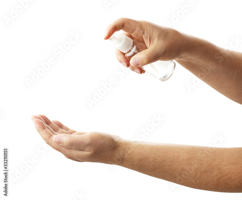 Fotografía hand disinfection