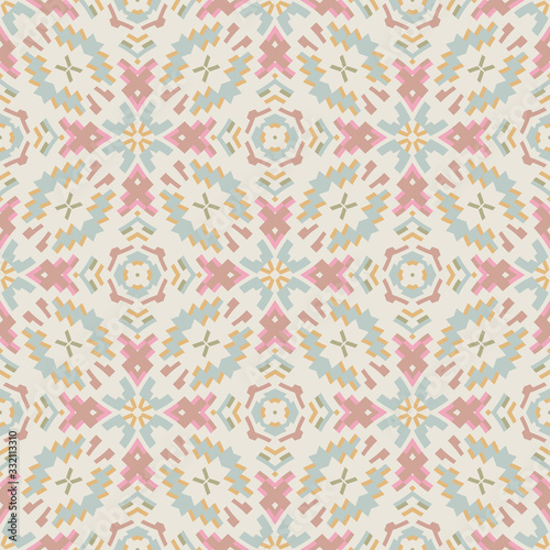 Trendy bright color seamless pattern for decoration, paper wallpaper, tiles, textiles, neckerchief, pillows. Home decor, interior design, cloth design.