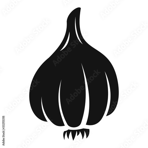 Spice garlic icon. Simple illustration of spice garlic vector icon for web design isolated on white background