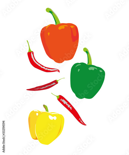 chilli and paprika