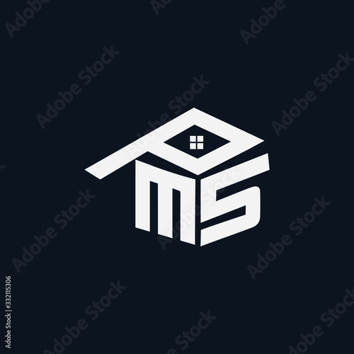 letter p logo, or pms logo