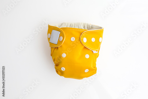 reusable nappy isolated on white