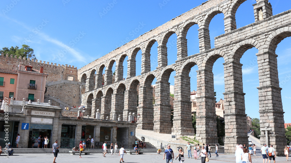 Das Aquädukt von Segovia stammt aus der Blütezeit des römischen Imperiums 