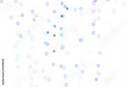 Light BLUE vector background with xmas snowflakes. © smaria2015