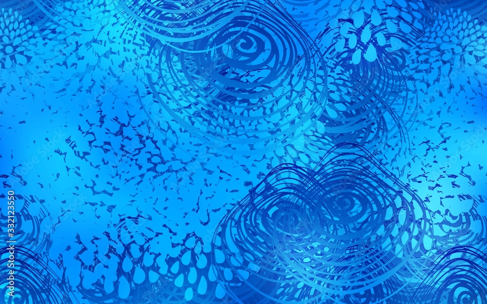 Light BLUE vector natural elegant pattern. Glitter abstract illustration with doodles and flowers. The doodle design can be used for your web site. Light BLUE vector natural elegant pattern. Glitter abstract illustration with doodles and flowers. The doodle design can be used for your web site.