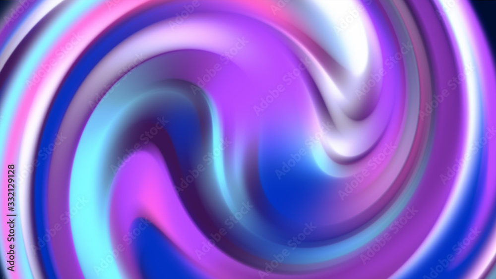 Abstract colorful background. Modern illustation of vivid twirl stripes.