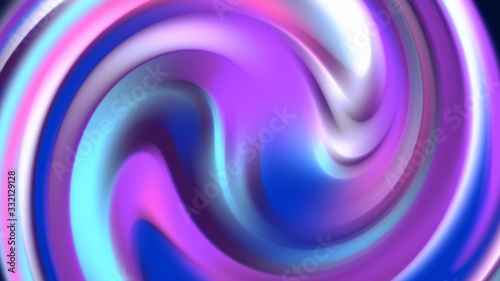 Abstract colorful background. Modern illustation of vivid twirl stripes.
