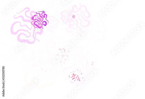 Light Pink vector background with lines. © smaria2015