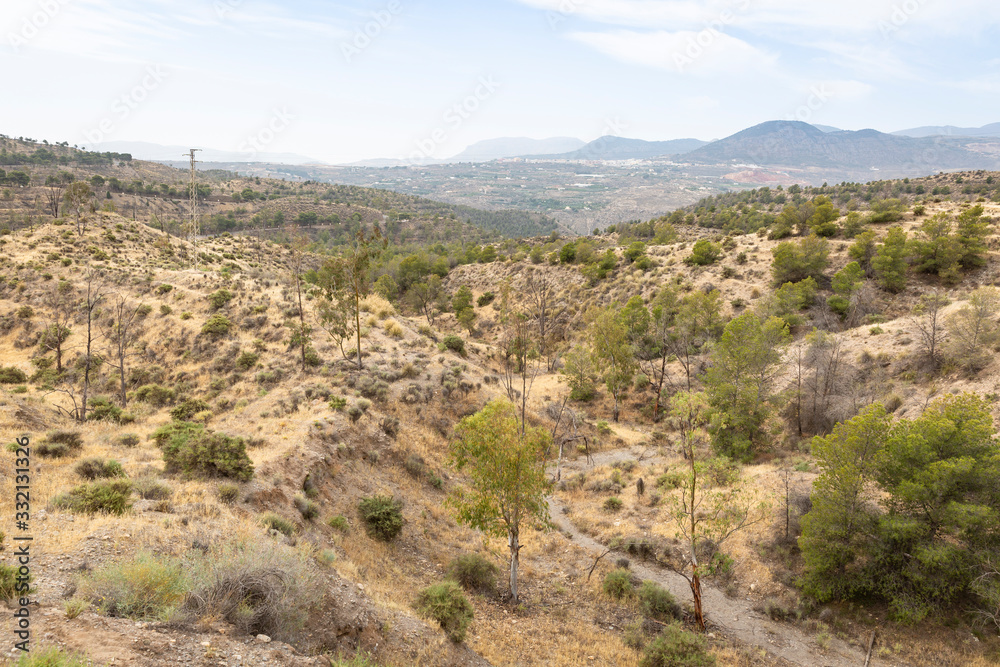 the Sierra de los Filabres mountain range next to Alhabia, province of Almeria, Andalusia, Spain the Sierra de los Filabres mountain range next to Alhabia, province of Almeria, Andalusia, Spain