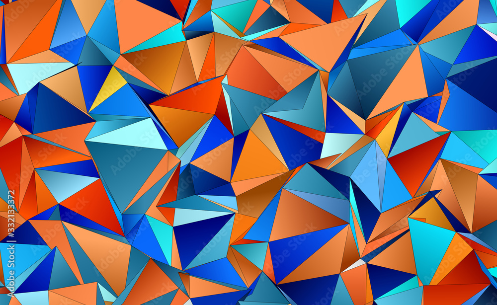 Triangular 3d, modern background Triangular 3d, modern background