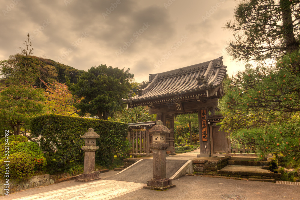 Kenchoji temple in Kamakura, Kanagawa Prefecture, Greater Tokyo Area, Japan Kenchoji temple in Kamakura, Kanagawa Prefecture, Greater Tokyo Area, Japan