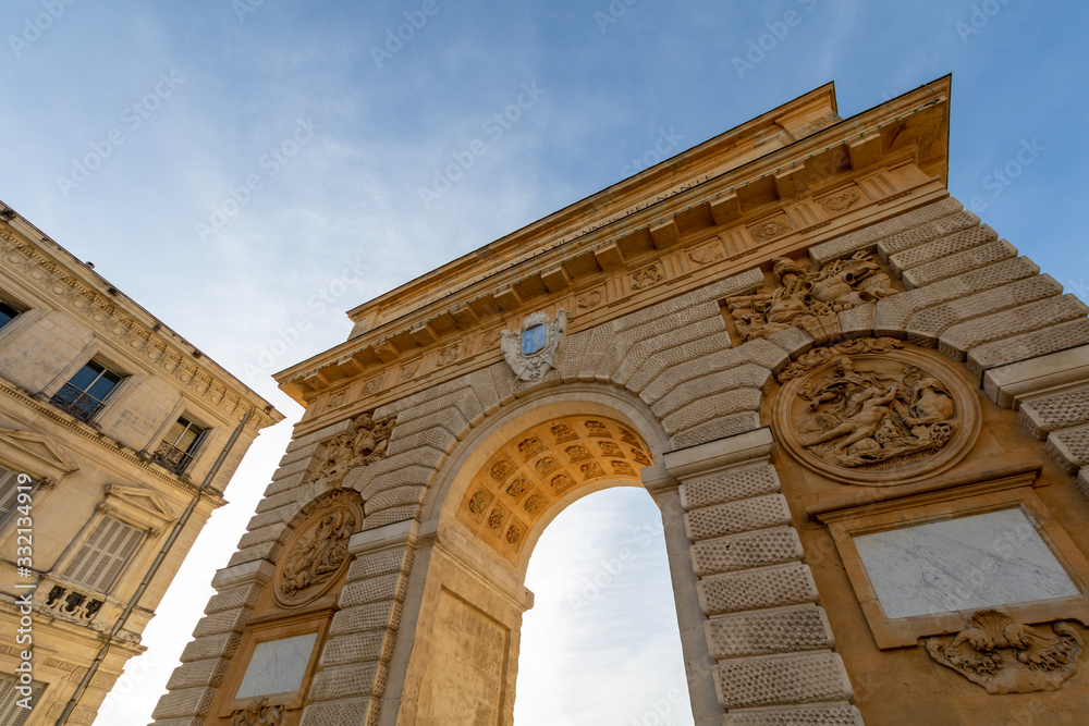 Arc de Triumphe de Montpellier (Occitanie, France)