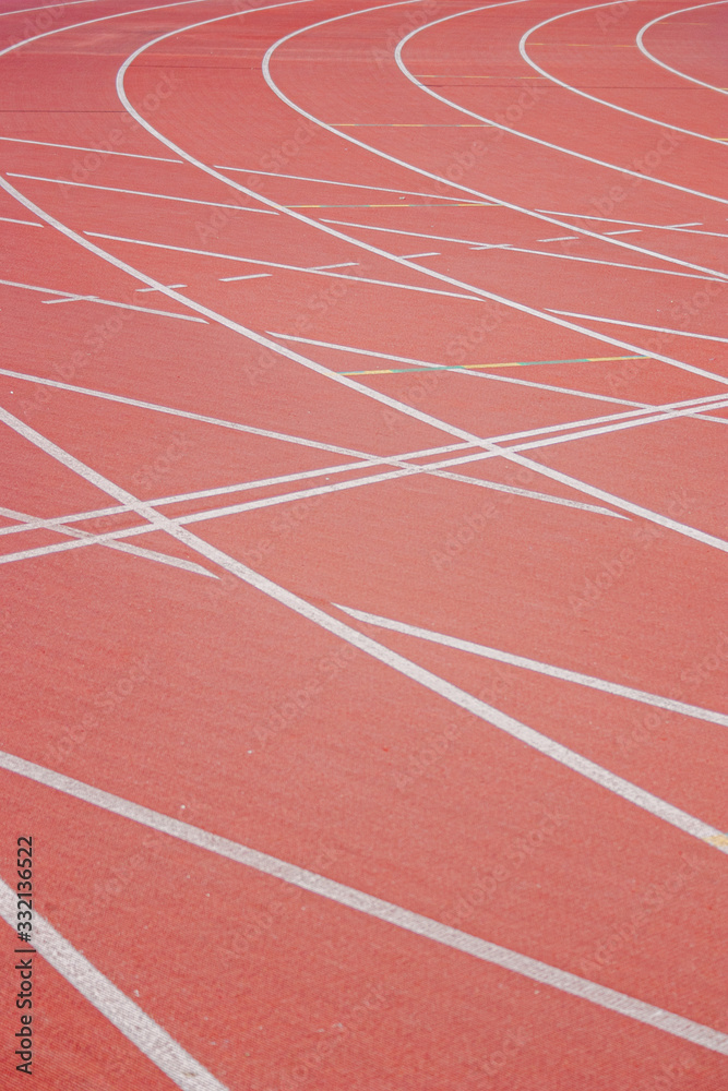 old-fashioned athletics track