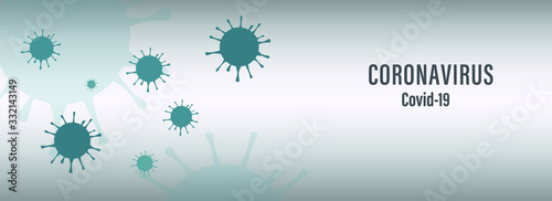 Coronavirus Covid-19 2019-nCoV illustration poster photo