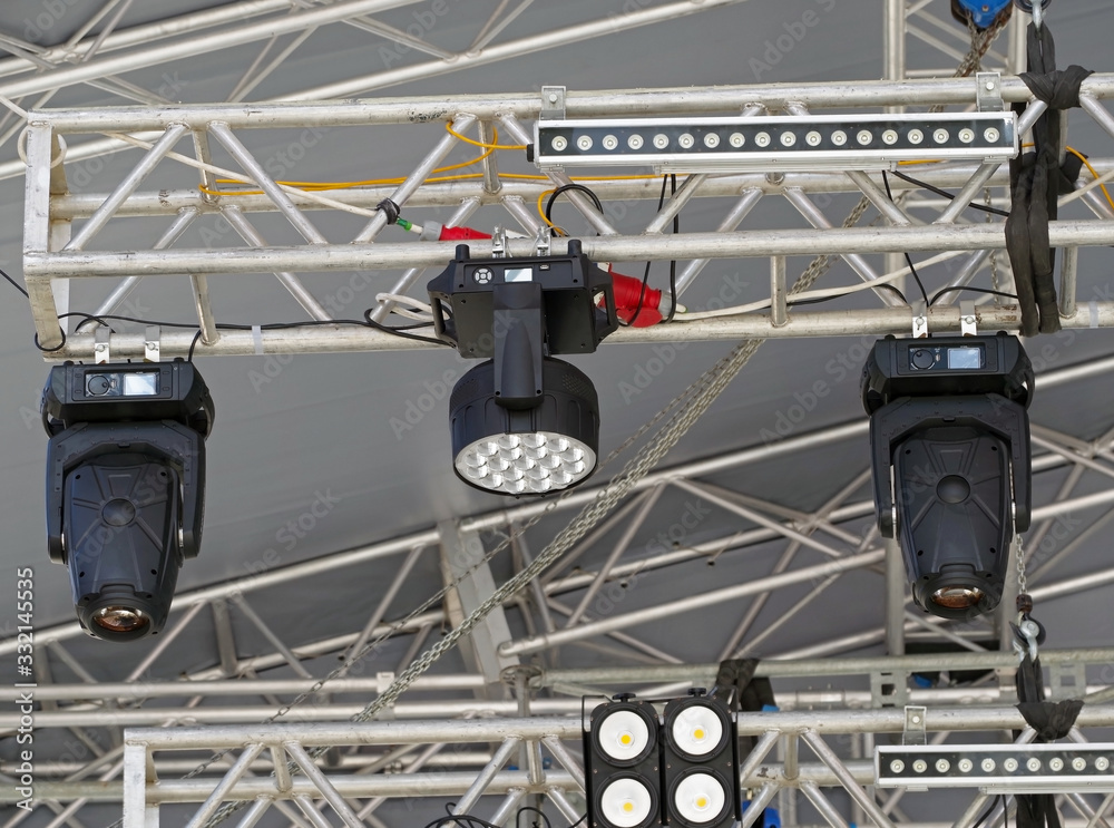 Obraz premium Light heads equipment