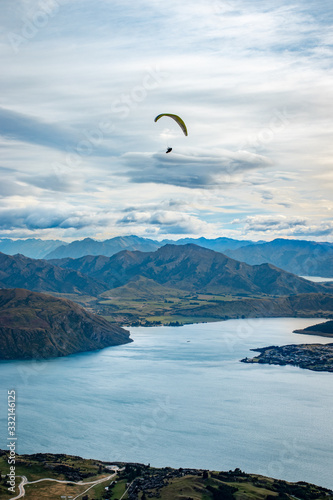 paragliding in mountains © fanynka_u