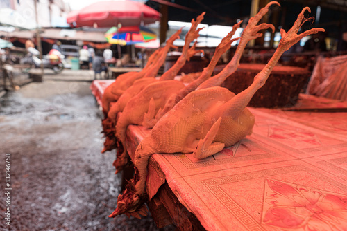 Fleisch, Markt, Hühner photo