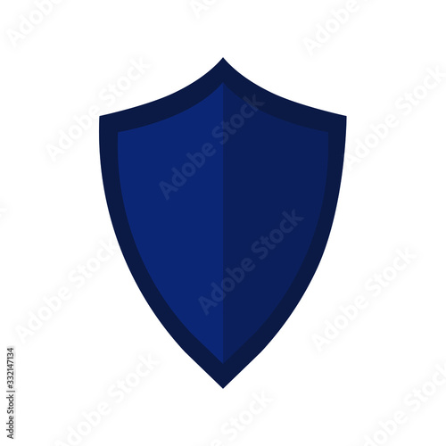 Shield, guard, protect vector icon isoloted on white background