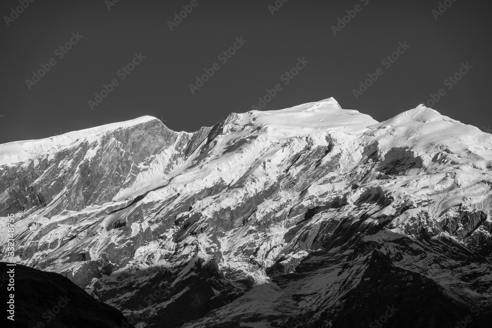 Obraz premium Glaciers on the Mountain
