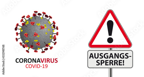 Ausgangssperre wegen Coronavirus Covid-19