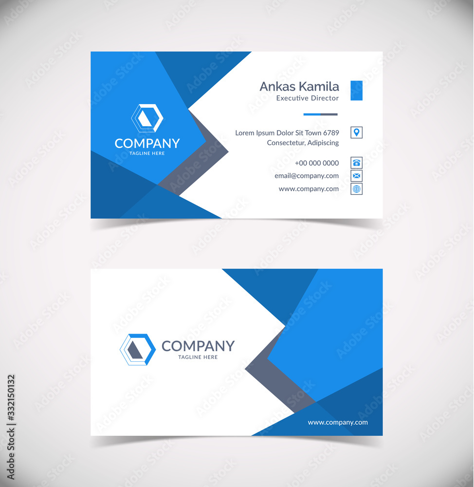 Modern Geometric Business Card Template