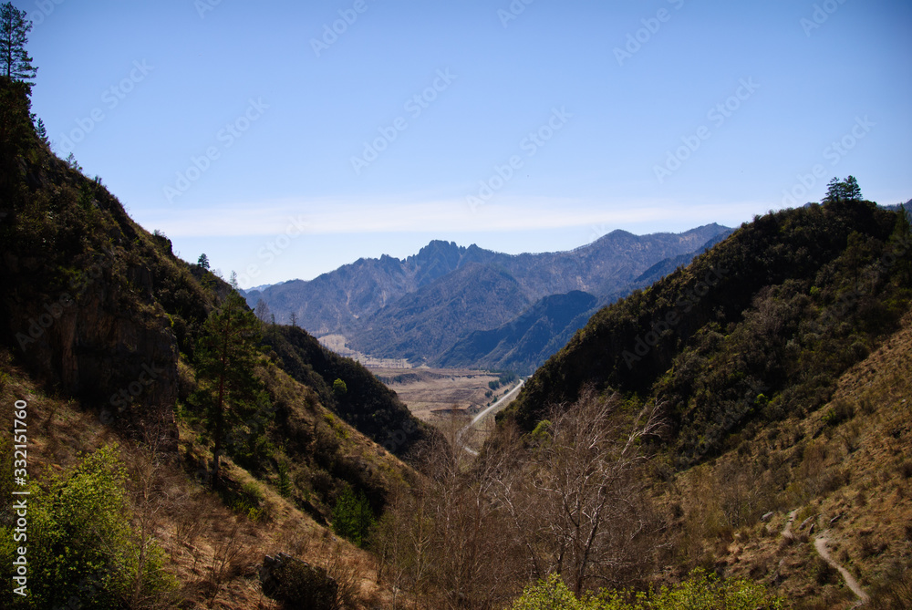 Views of the tract Four-Ckas in the Altai mountains Views of the tract Four-Ckas in the Altai mountains